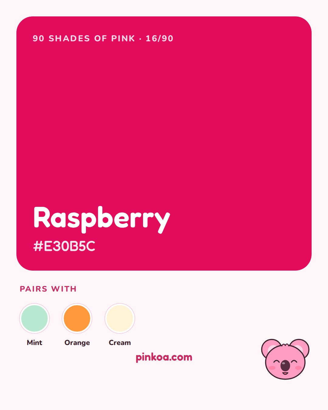 Koa's pink shade of the day no. 16 for a cosy dark-evening study session