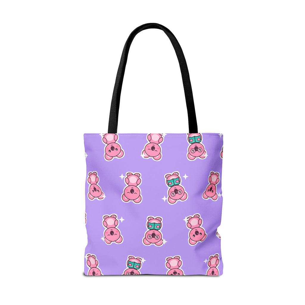 Koa Party All-Over Print Tote Bag – Lilac: product photo 13