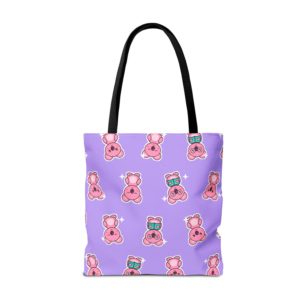 Koa Party All-Over Print Tote Bag – Lilac: product photo 13