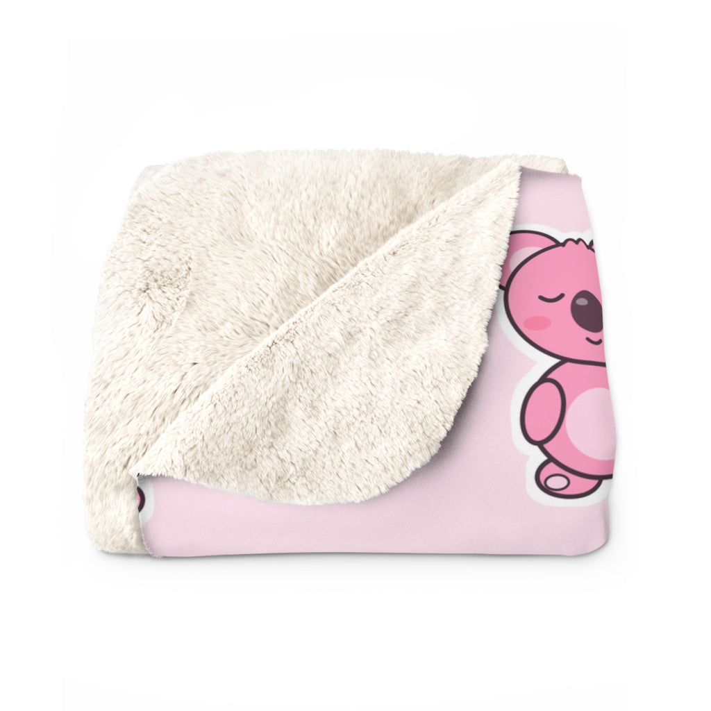 Sleepy Koa Sherpa Fleece Blanket