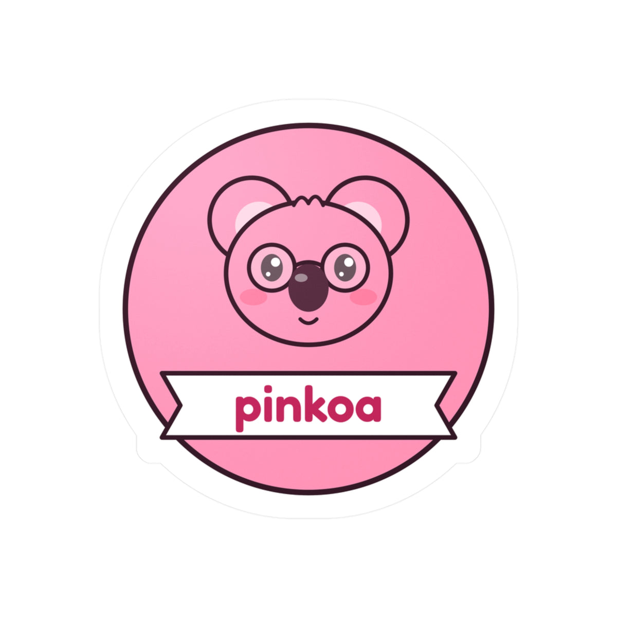 Pinkoa Badge Sticker