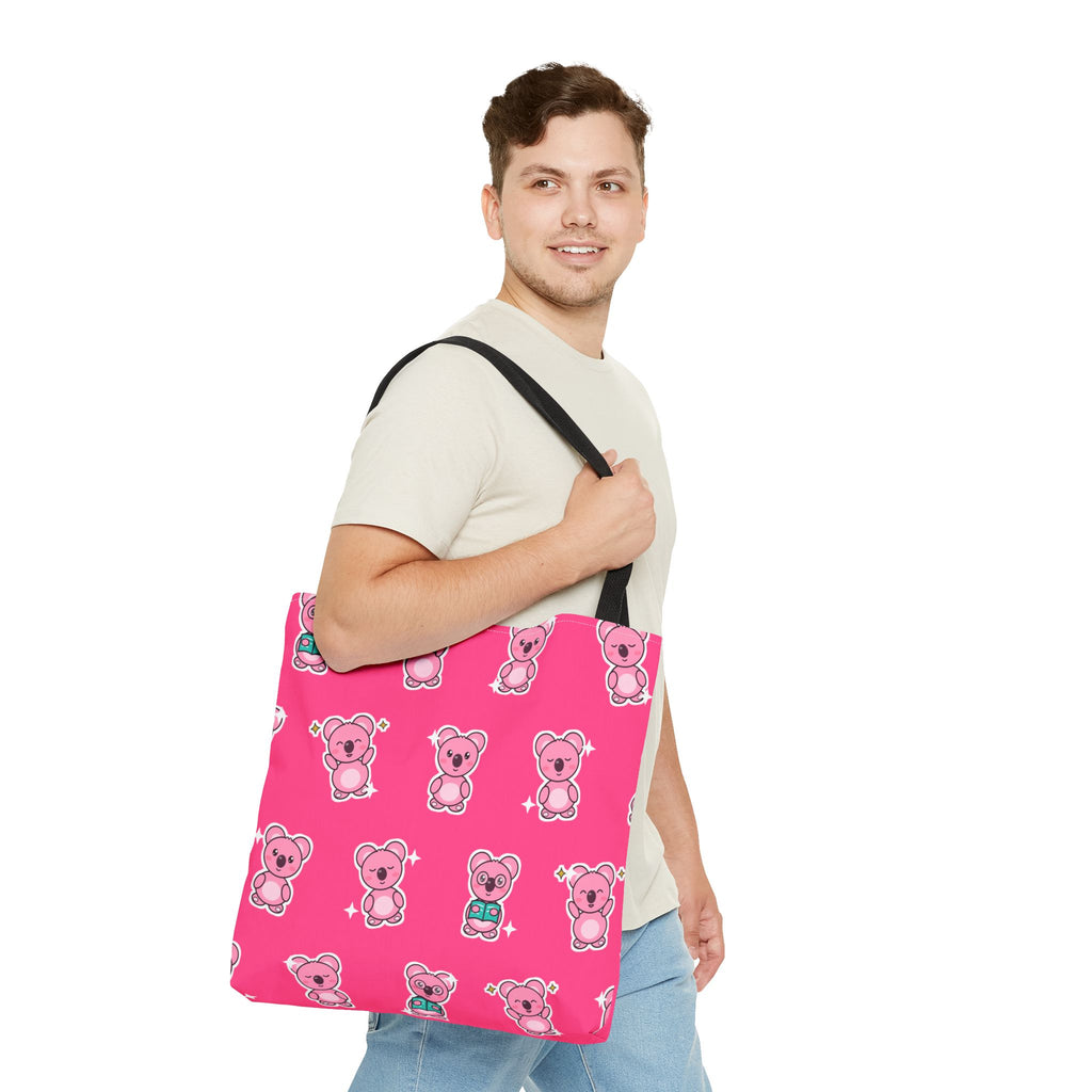 Koa Party All-Over Print Tote Bag – Hot Pink