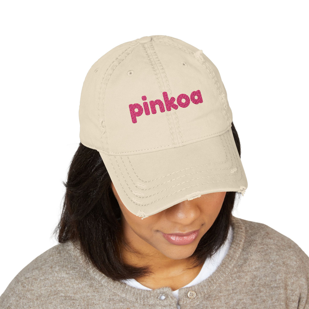 PINKOA Embroidered Dad Cap