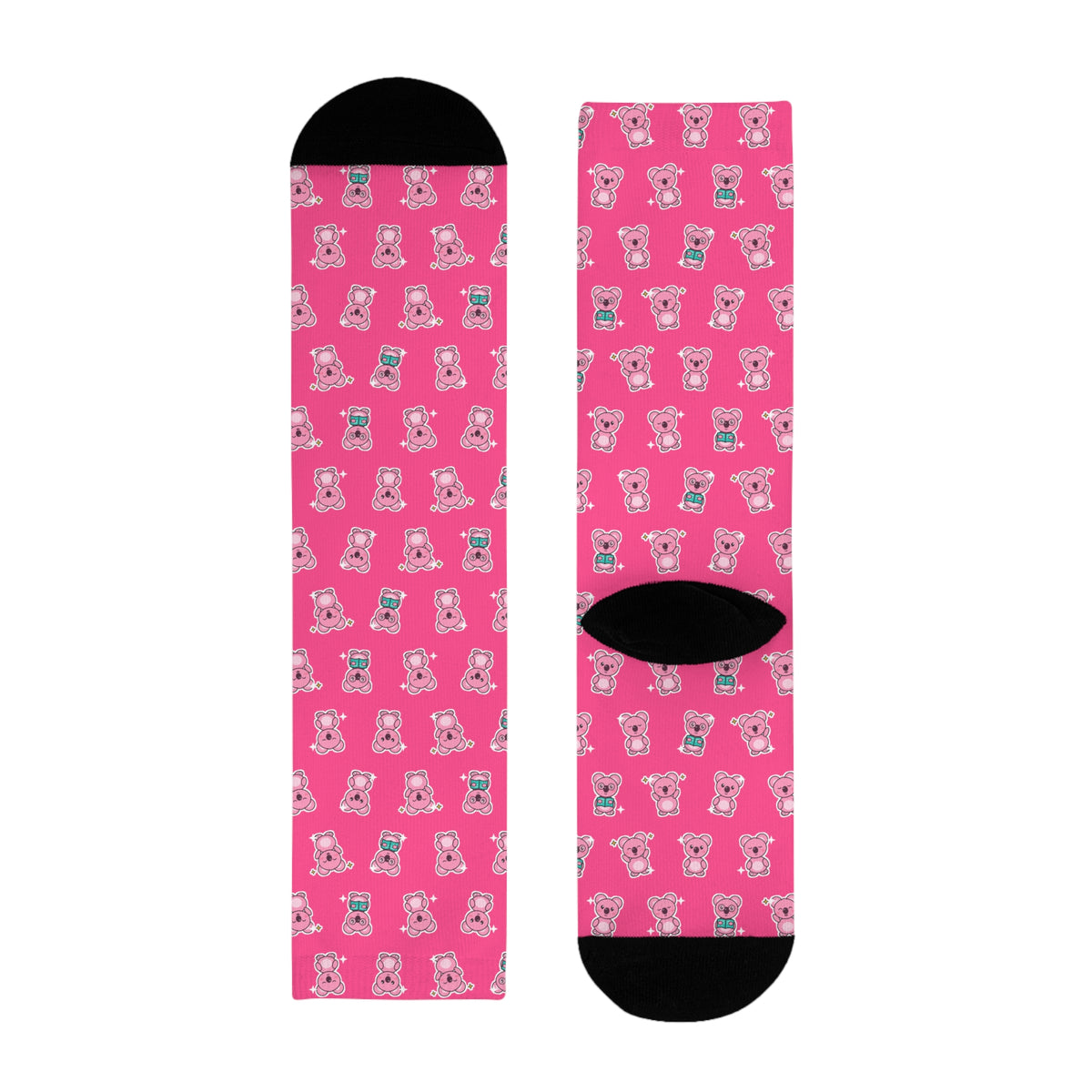 Koa Party Pattern Crew Socks