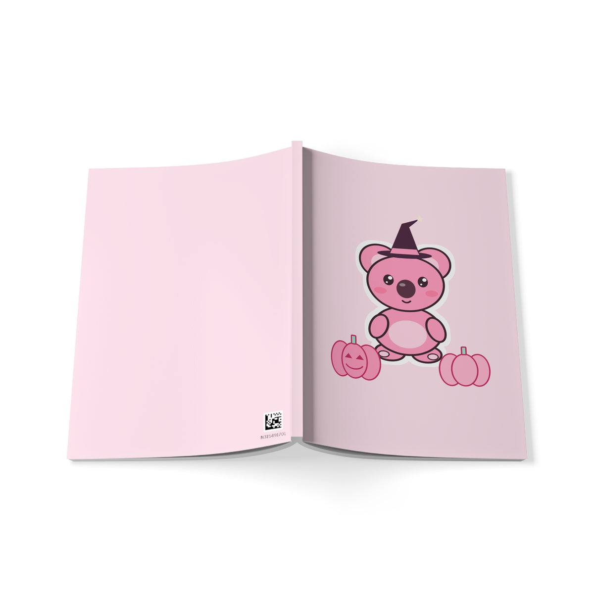 Witch Hat Koa Halloween A5 Notebook