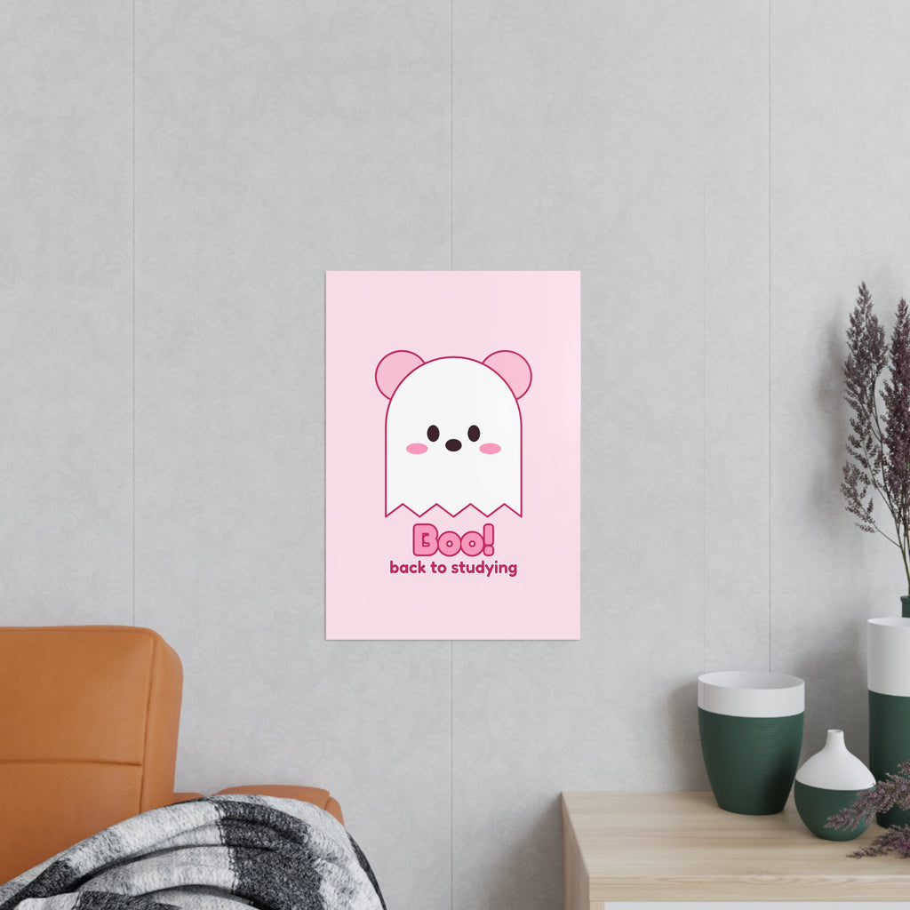 Boo! Ghost Koa Halloween Poster
