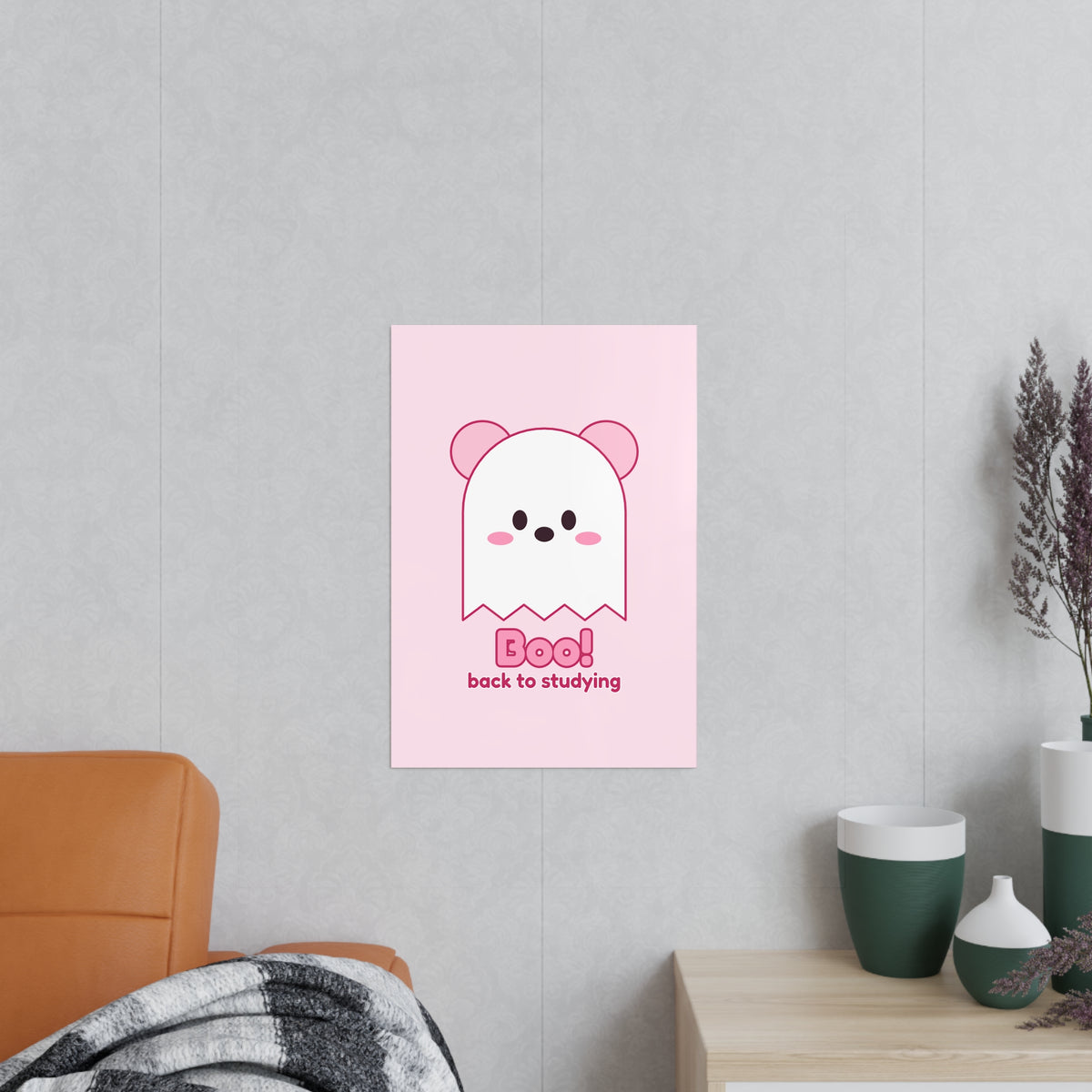Boo! Ghost Koa Halloween Poster