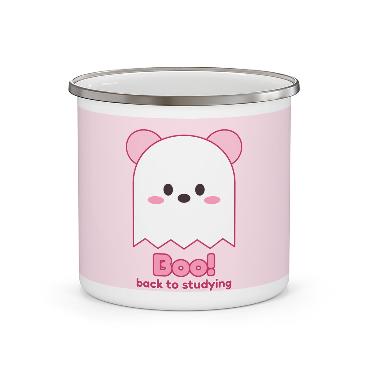 Boo! Kummitus-Koa pinkki emalimuki
