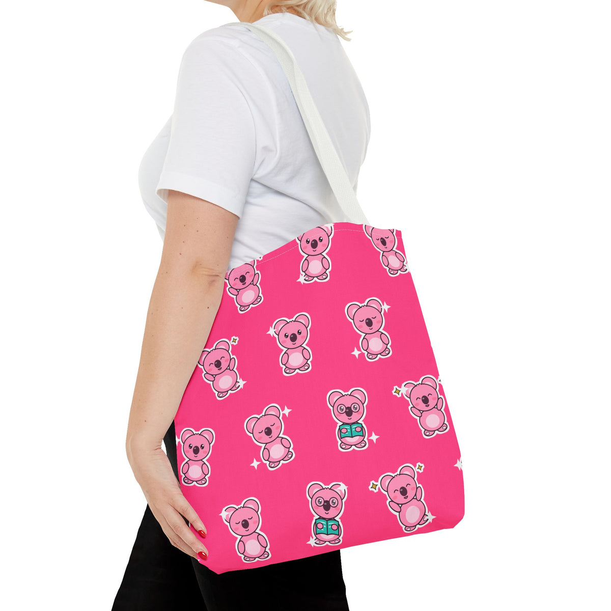 Koa Party All-Over Print Tote Bag – Hot Pink