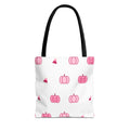 Pink Pumpkin Halloween Tote Bag