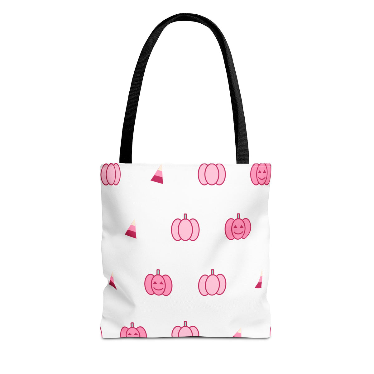 Pink Pumpkin Halloween Tote Bag