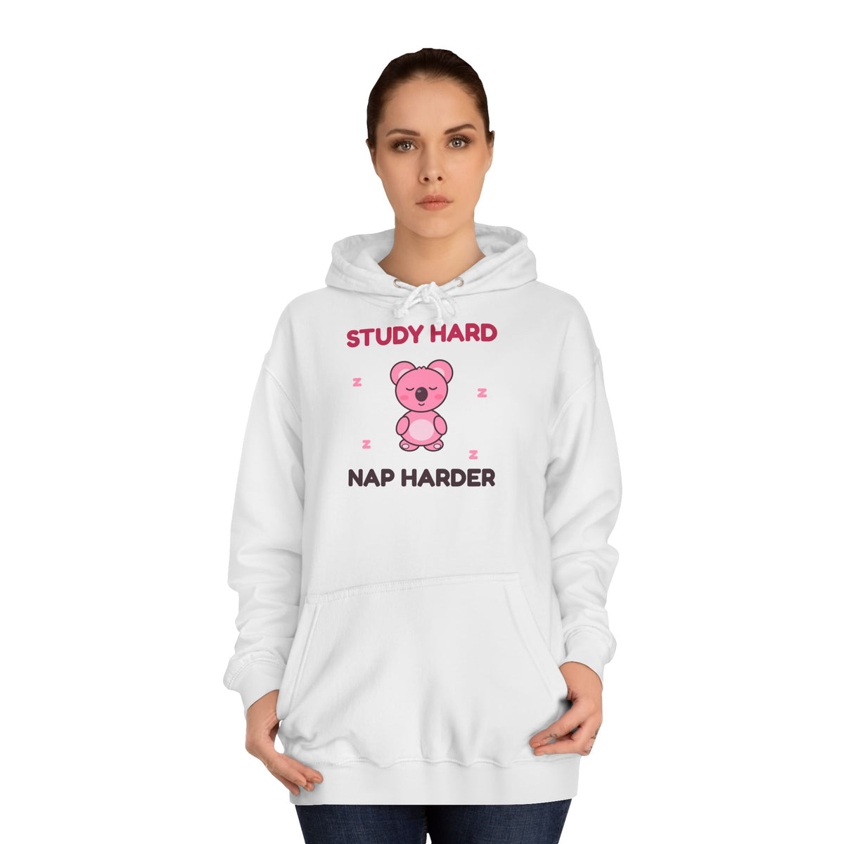 Study Hard Nap Harder Koa Hoodie
