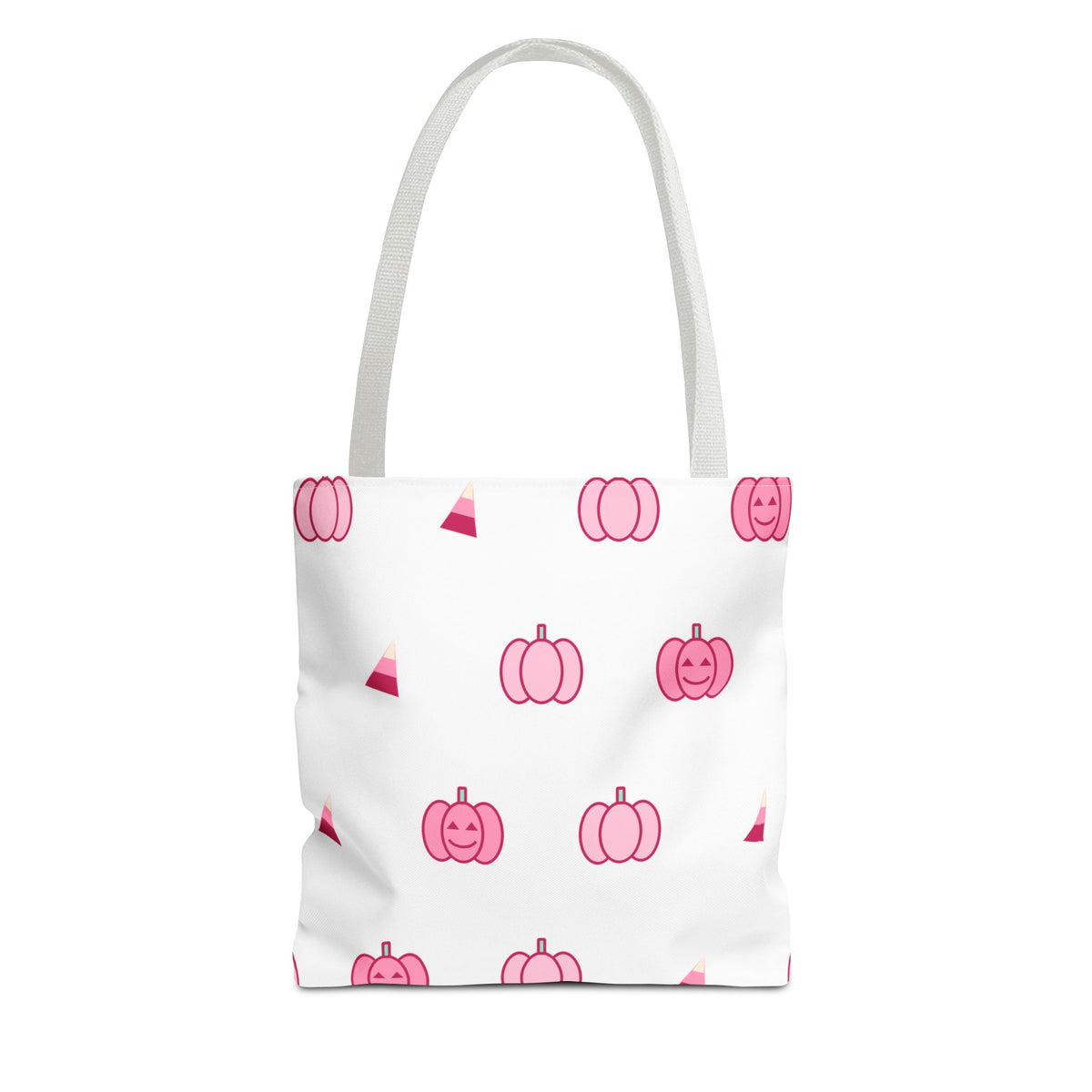Pink Pumpkin Halloween Tote Bag