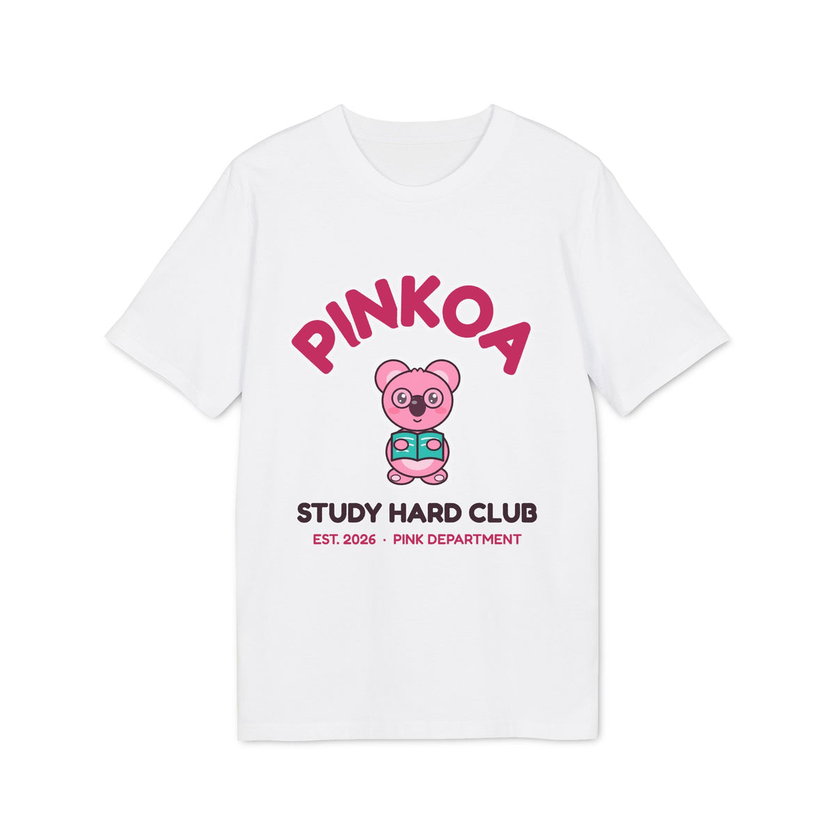 PINKOA Study Hard Club Varsity Tee