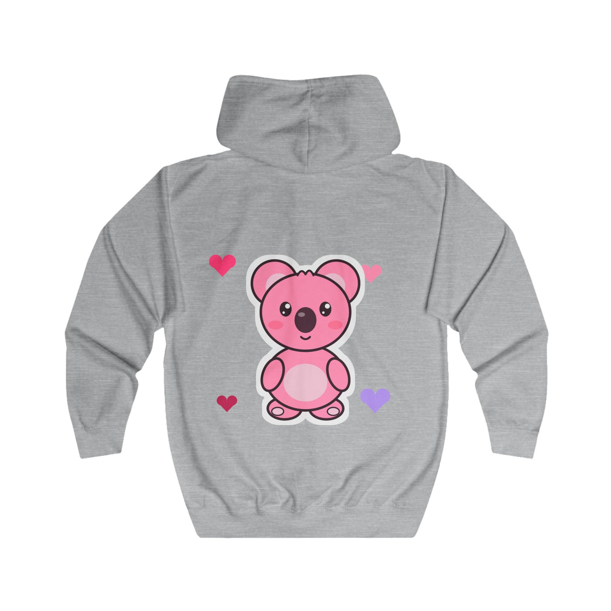 Koa Hearts Zip Hoodie