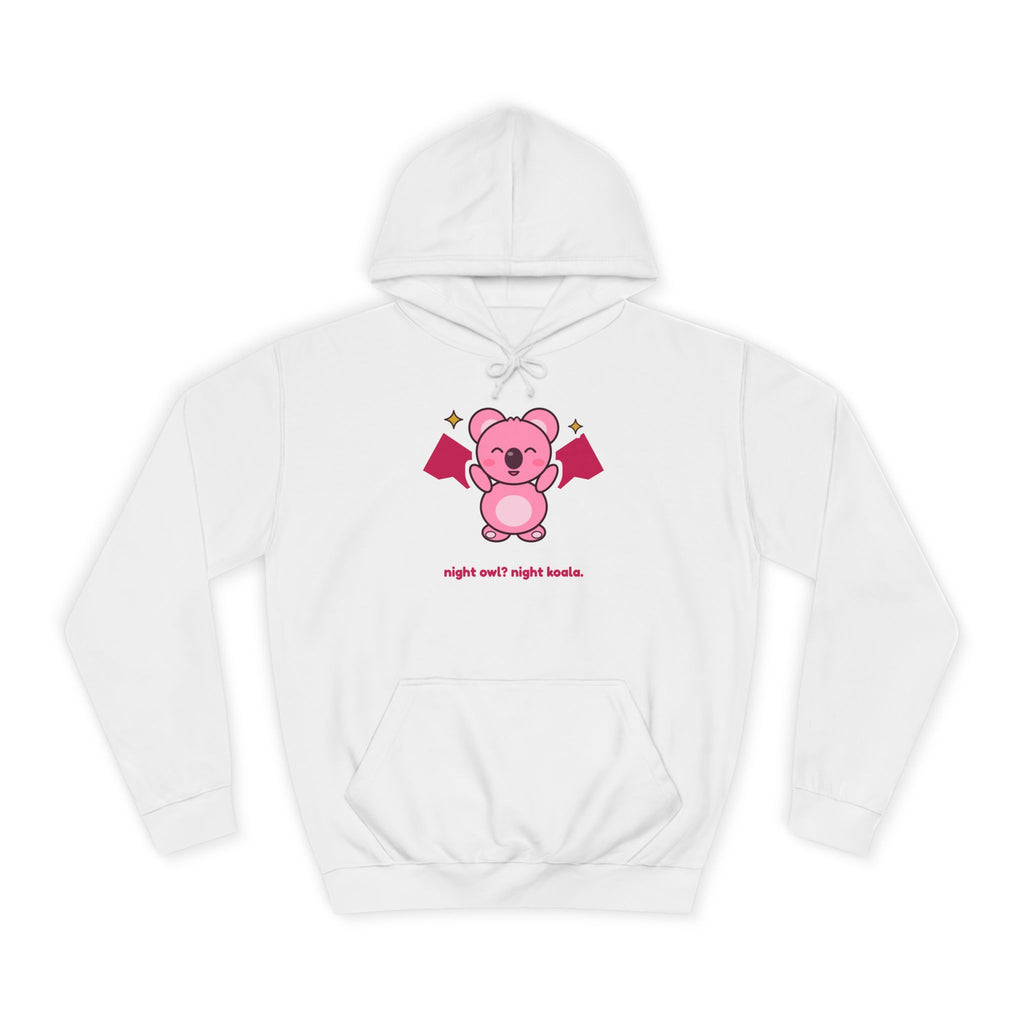 Night Owl? Night Koala. Bat Koa Halloween Hoodie: front view