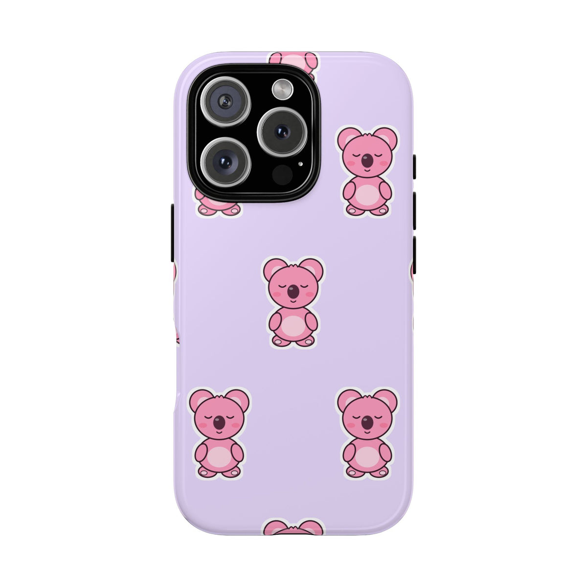 Sleepy Koa Tough Phone Case (Lilac)