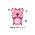 Exam Survived Sticker