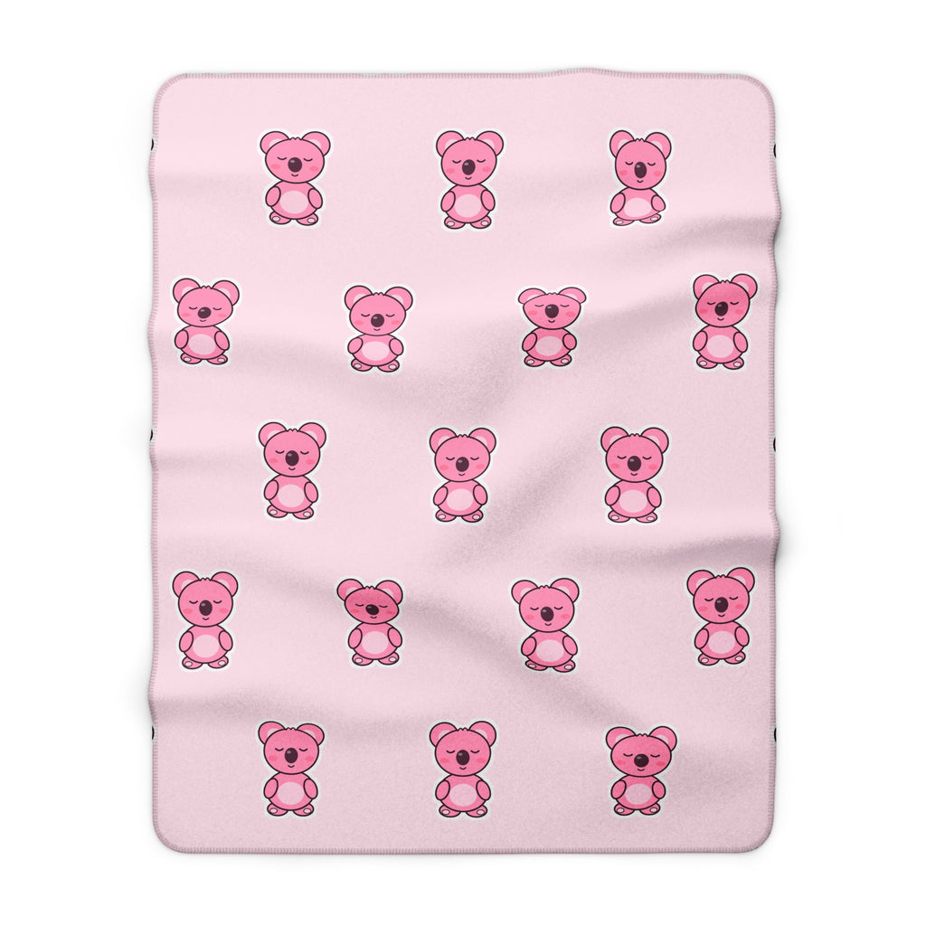 Sleepy Koa Sherpa Fleece Blanket