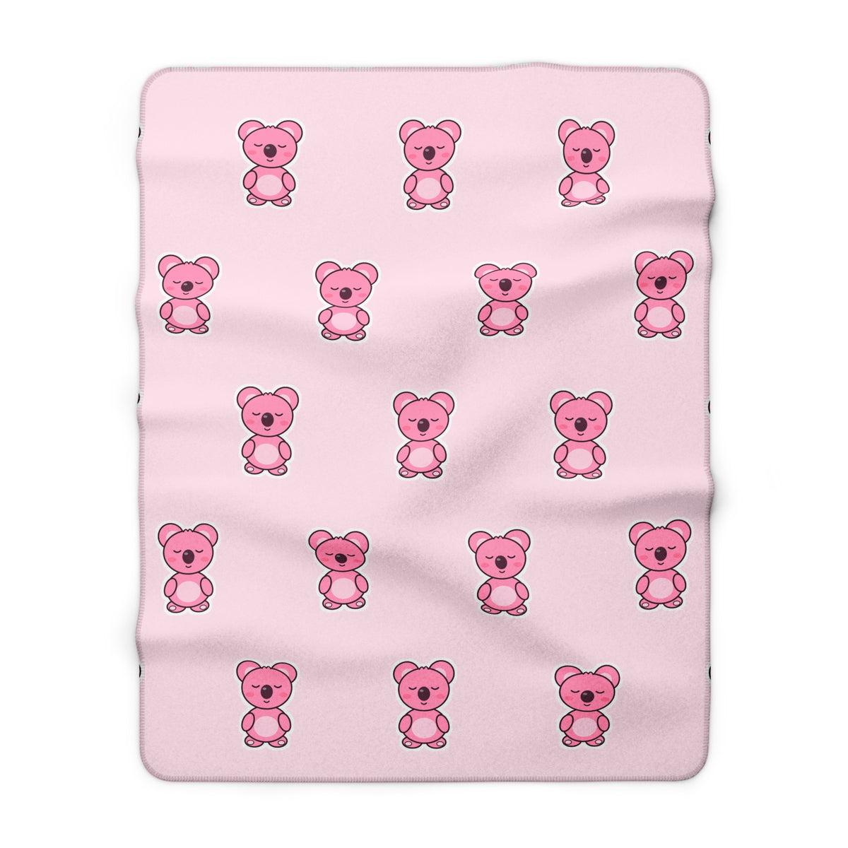 Sleepy Koa Sherpa Fleece Blanket