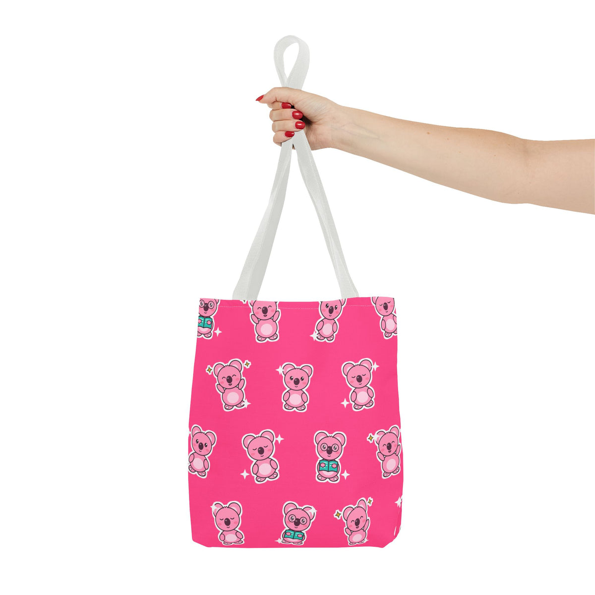 Koa Party All-Over Print Tote Bag – Hot Pink