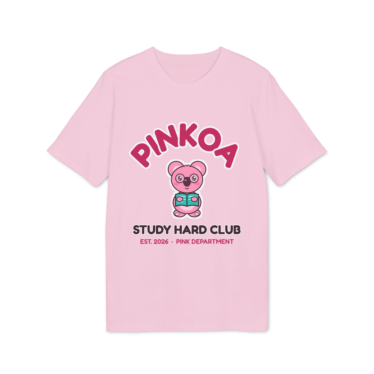 PINKOA Study Hard Club Varsity Tee