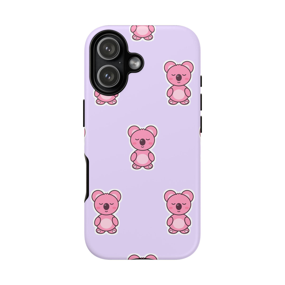 Sleepy Koa Tough Phone Case (Lilac)