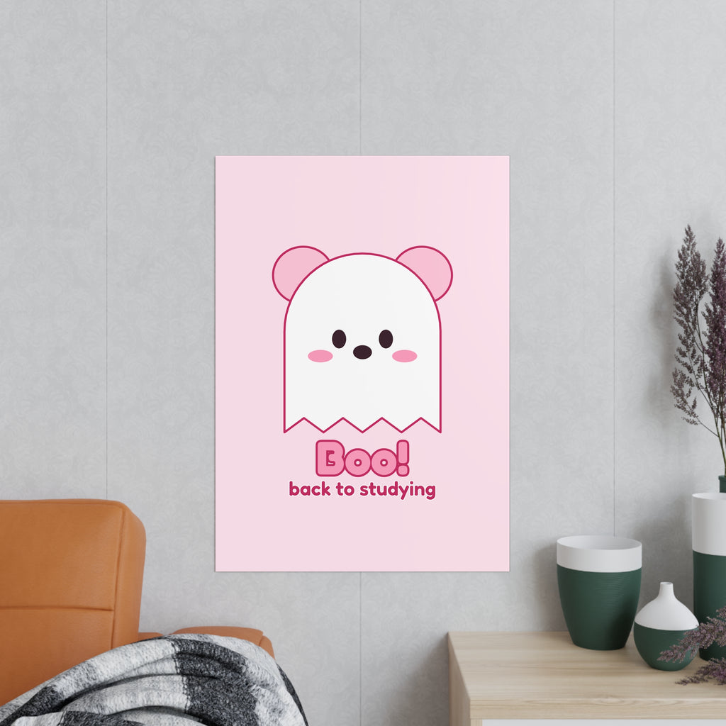 Boo! Ghost Koa Halloween Poster