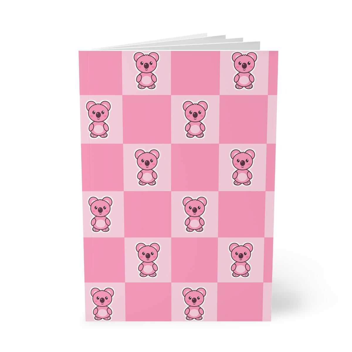 Checkerboard Koa Softcover Notebook (A5)