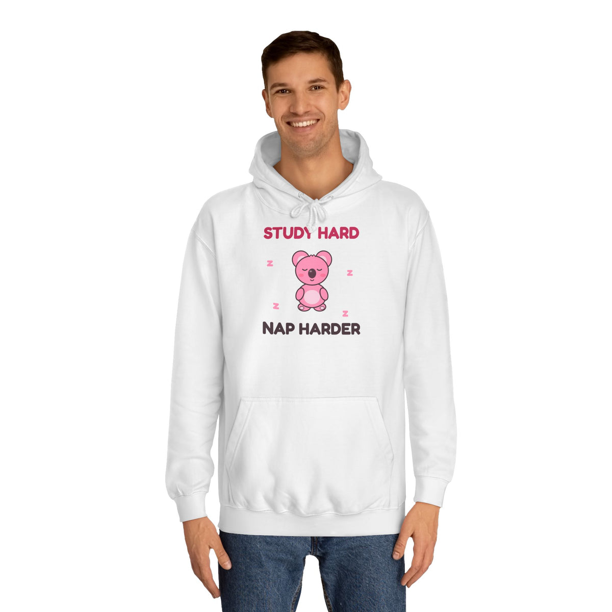 Study Hard Nap Harder Koa Hoodie