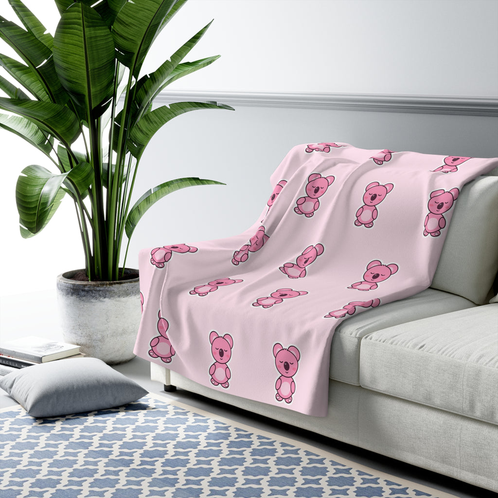 Sleepy Koa Sherpa Fleece Blanket