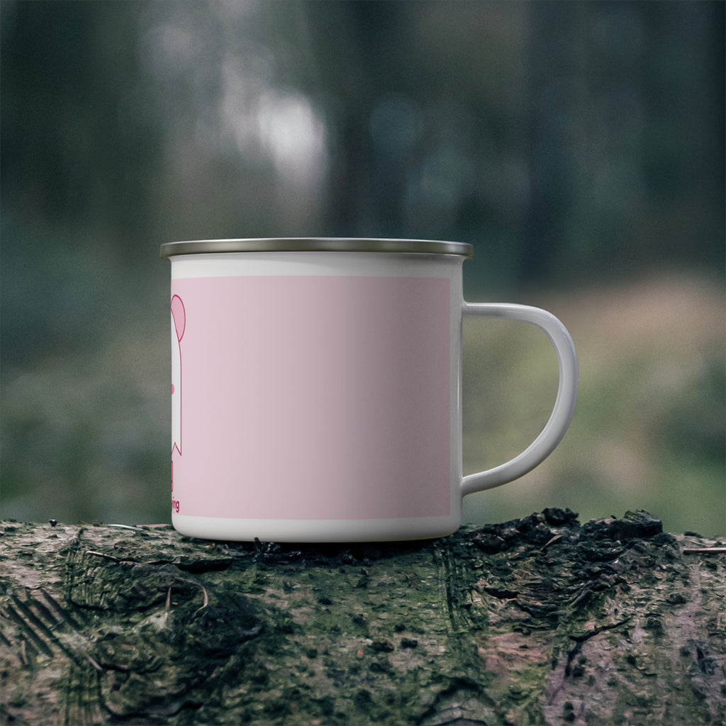 Boo! Kummitus-Koa pinkki emalimuki