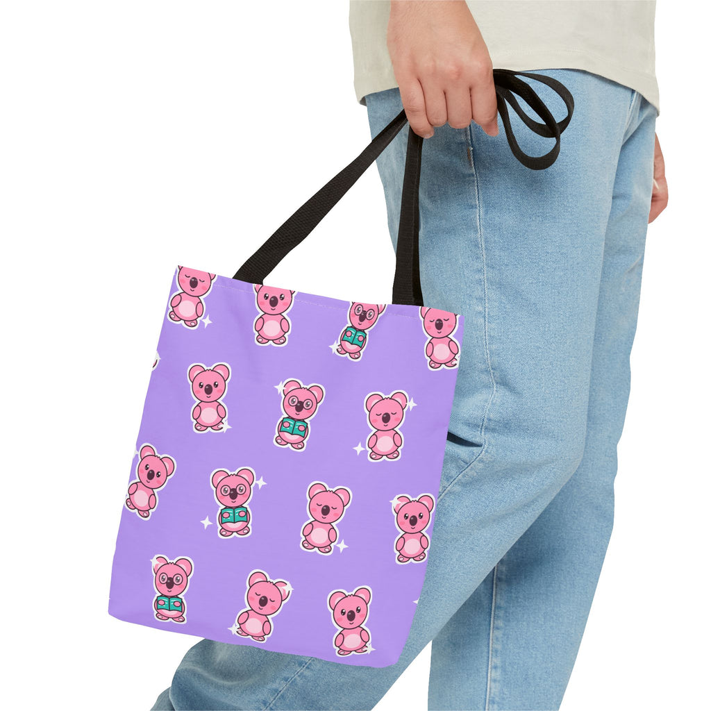 Koa Party All-Over Print Tote Bag – Lilac by Pinkoa