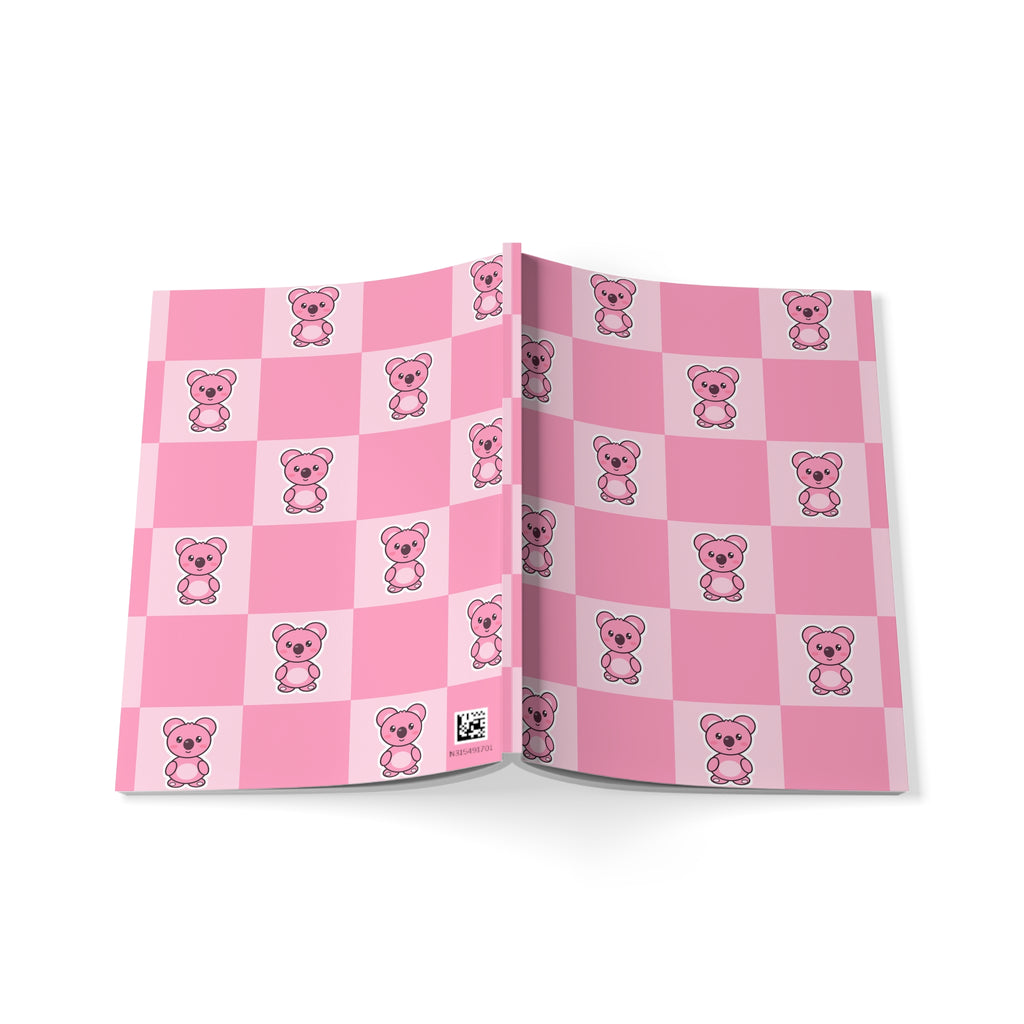 Checkerboard Koa Softcover Notebook (A5)