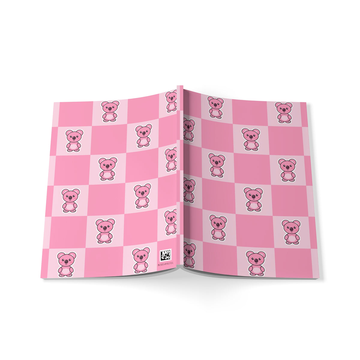 Checkerboard Koa Softcover Notebook (A5)