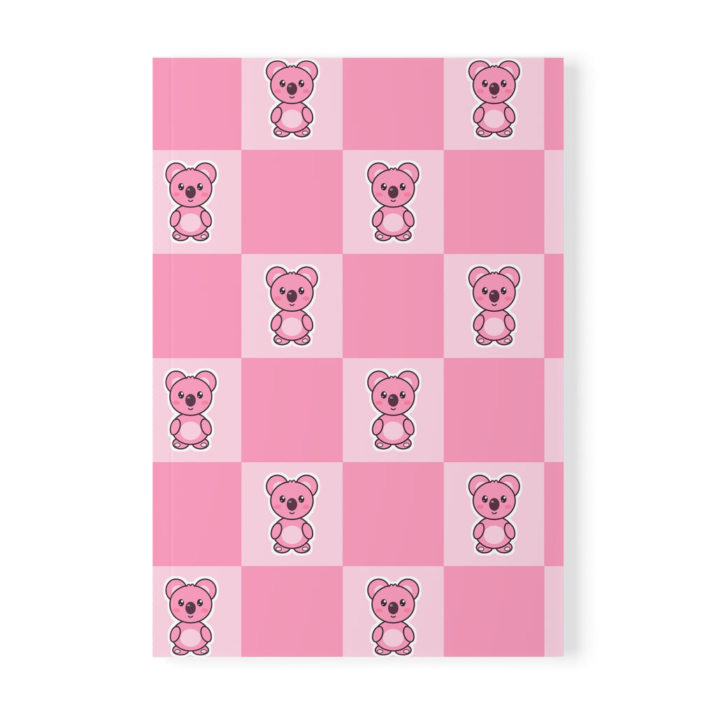 Checkerboard Koa Softcover Notebook (A5)