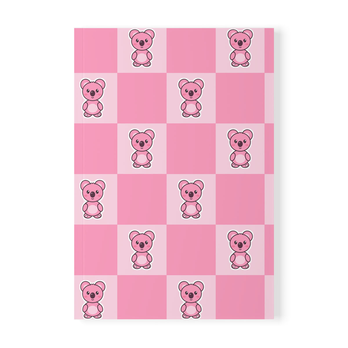 Checkerboard Koa Softcover Notebook (A5)