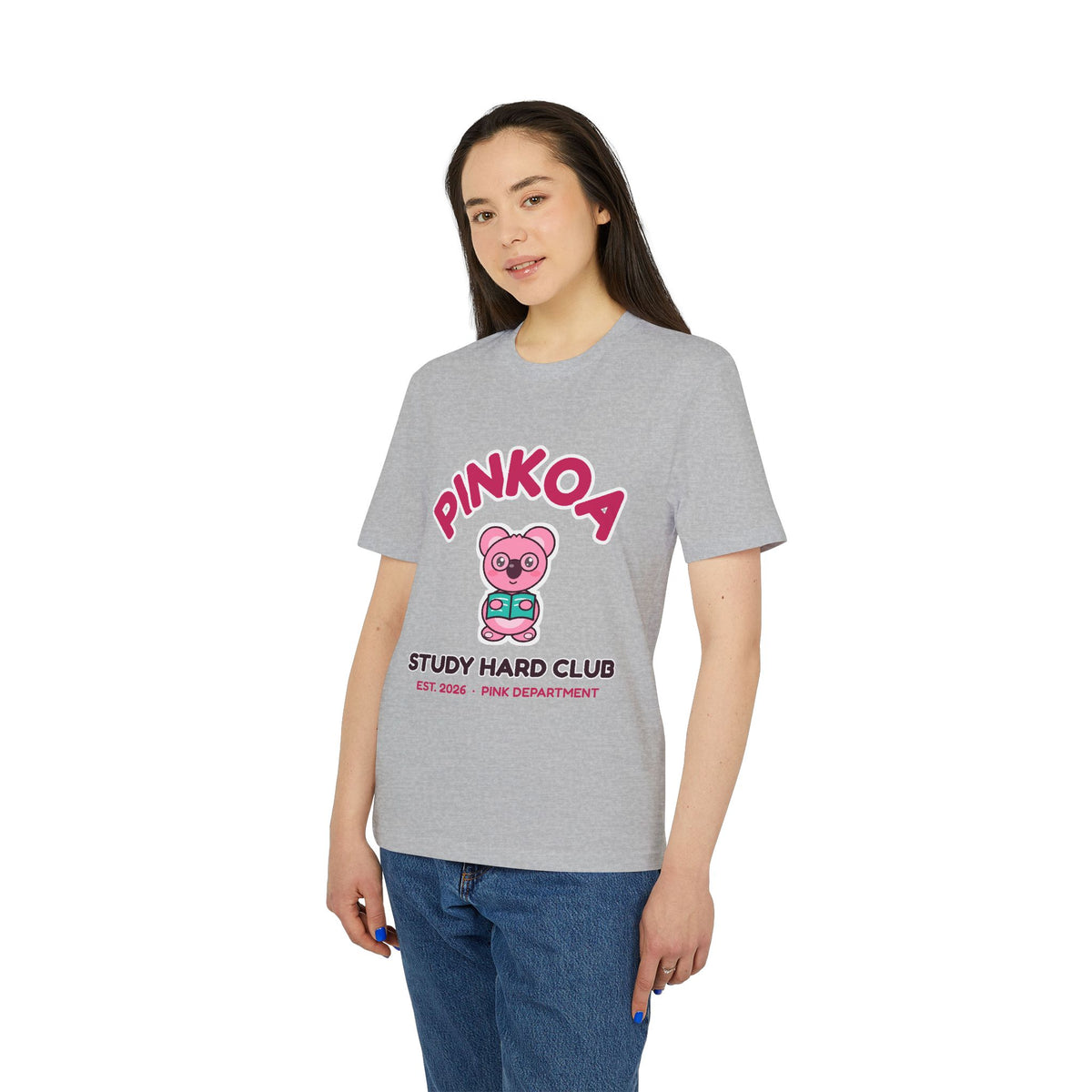PINKOA Study Hard Club Varsity Tee