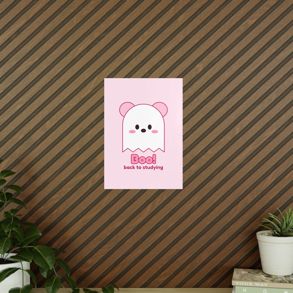 Boo! Ghost Koa Halloween Poster