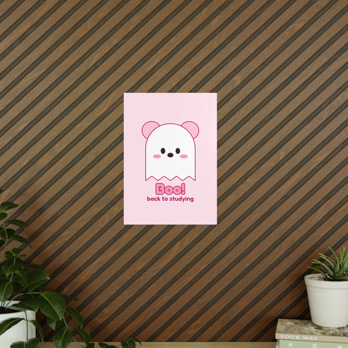 Boo! Ghost Koa Halloween Poster