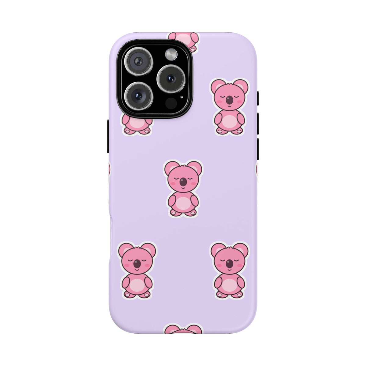 Sleepy Koa Tough Phone Case (Lilac)