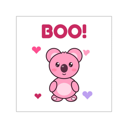 BOO! Koa Halloween Vinyl Sticker