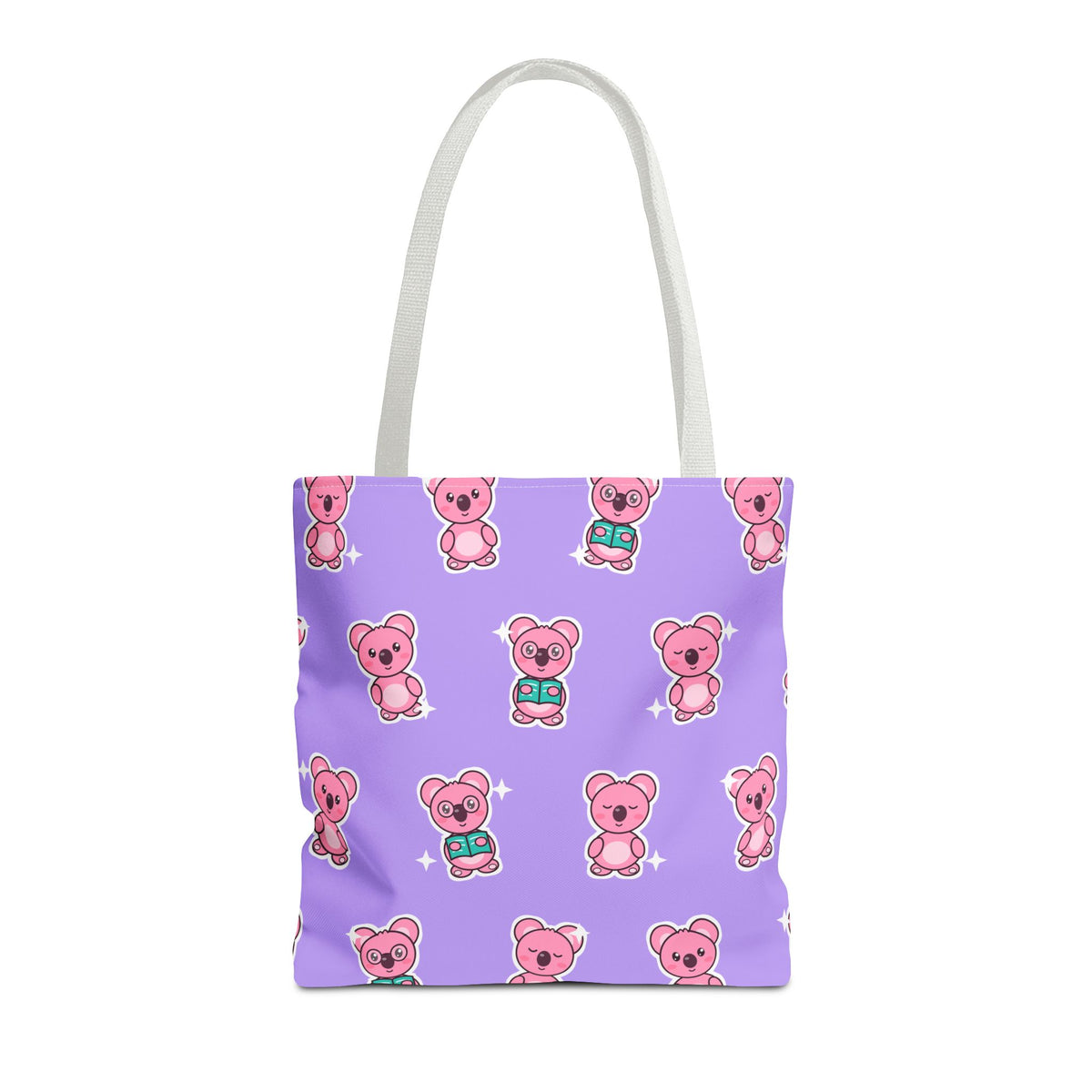 Koa Party Allover-Print Tragetasche – Flieder