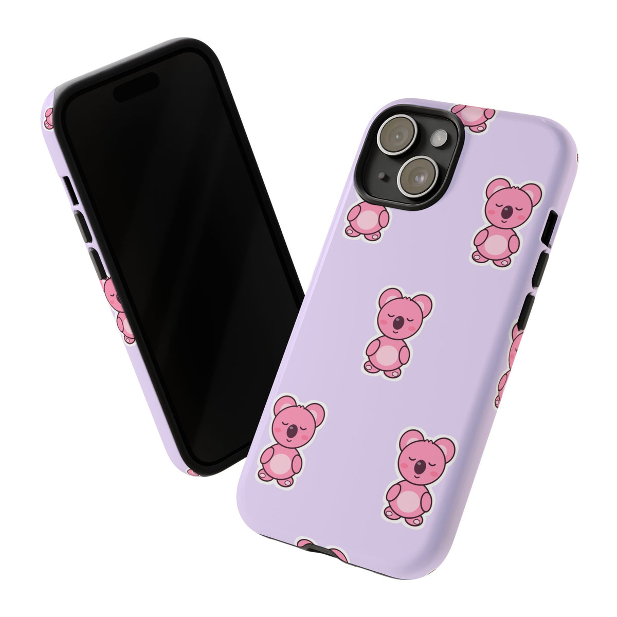 Sleepy Koa Tough Phone Case (Lilac)