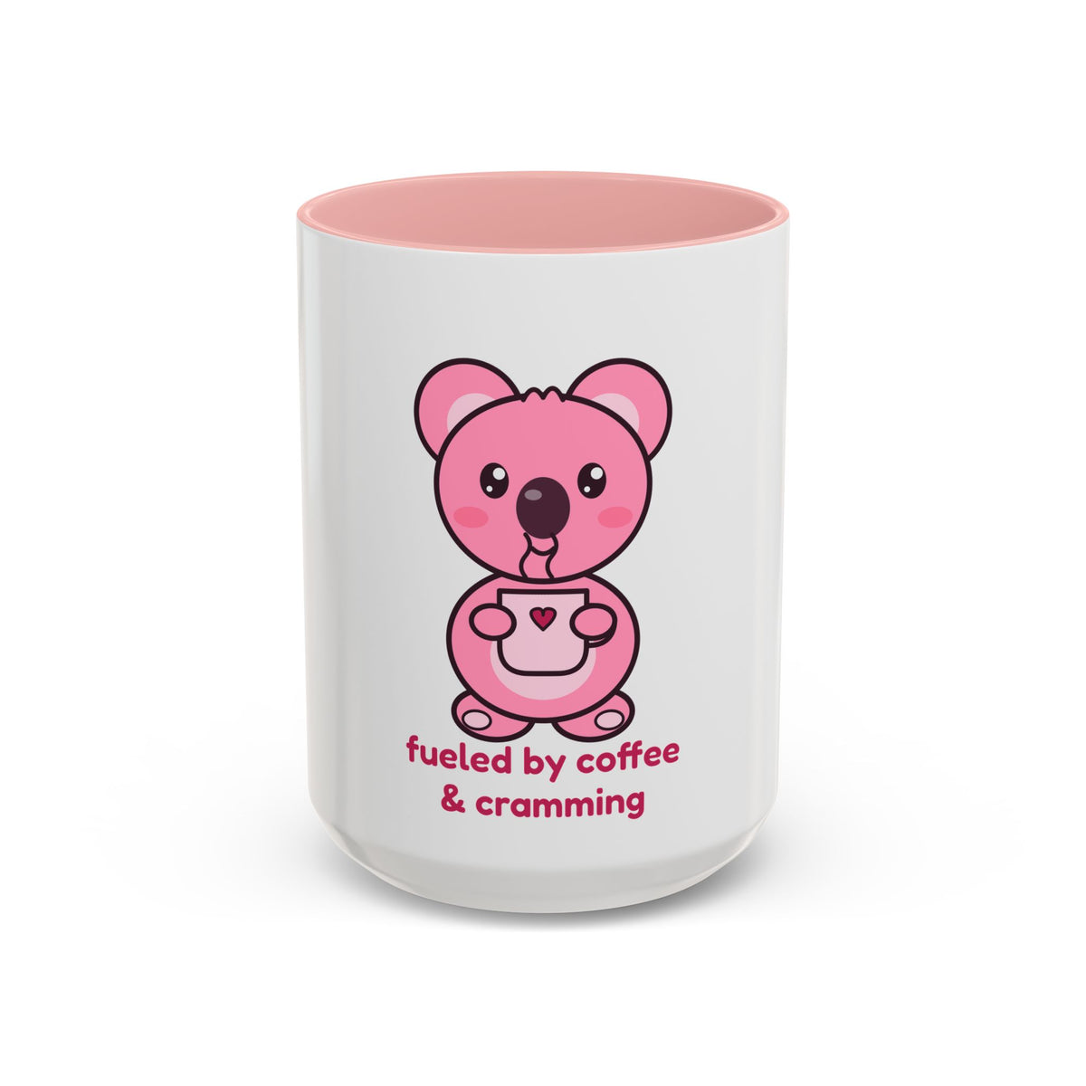Koa Mug – Fueled by Coffee & Cramming