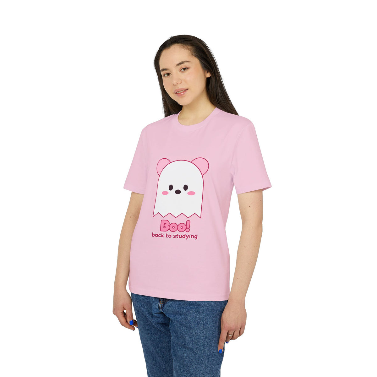 Boo! Ghost Koa Halloween tee, cute pink ghost koala shirt – mockup 11