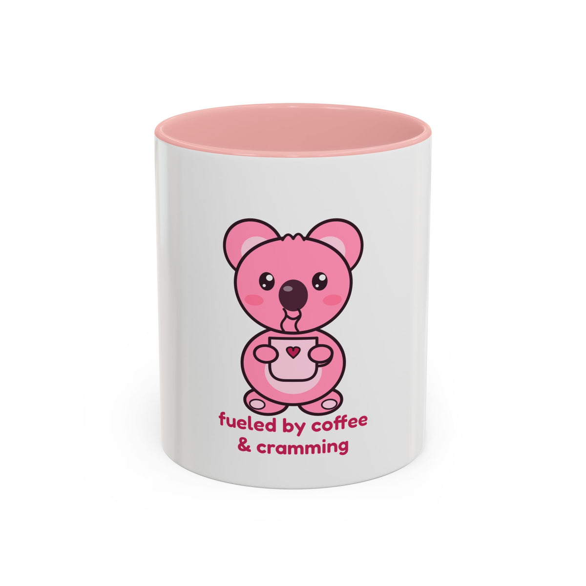 Koa Mug – Fueled by Coffee & Cramming