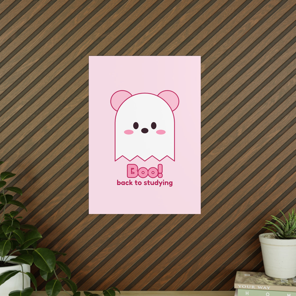 Boo! Ghost Koa Halloween Poster