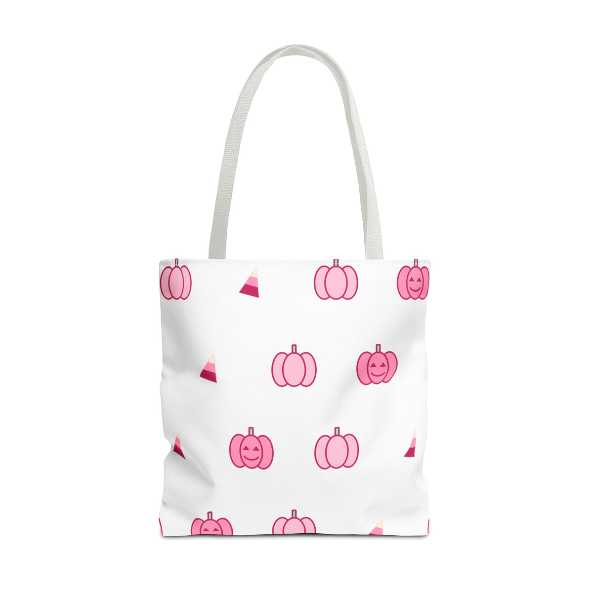 Pink Pumpkin Halloween Tote Bag