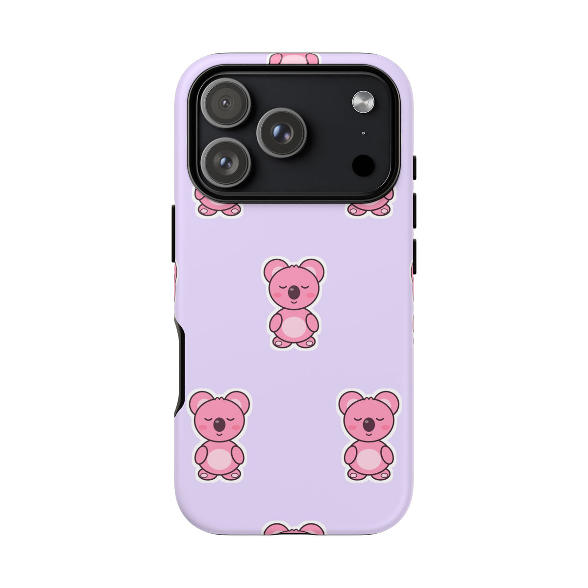 Sleepy Koa Tough Phone Case (Lilac)